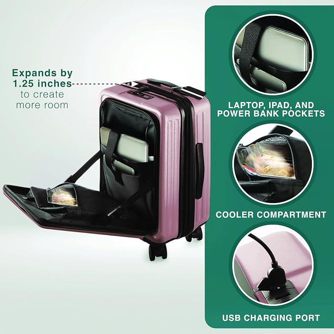 Luggage Sets 3 Piece, 22 Inch Carry on Luggage and 24 Inch Suitcases - Image 4