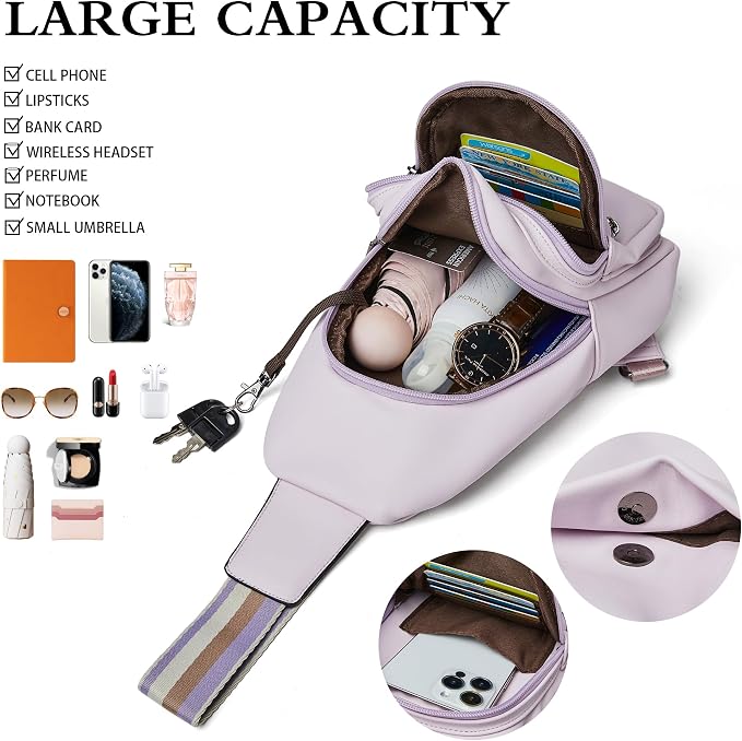Sling Bag Crossbody Bags for Women Small Cross Body Bag Fanny Packs Chest Sling - Image 4