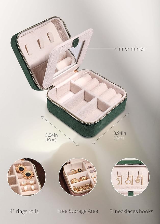 S.Leaf Travel Jewelry Organizer Travel Jewelry Boxes - Image 6