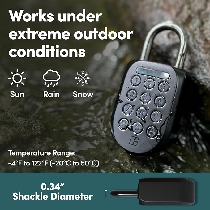 igloohome New Smart Padlock 2, The Toughest Smart Padlock – Generate Access - Image 3