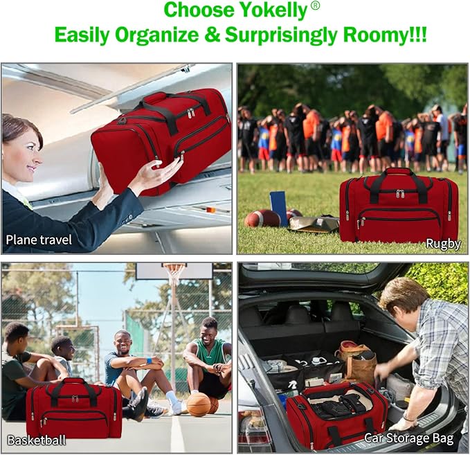 Sports Duffel Bag 20 inch for Travel Gym - Image 2