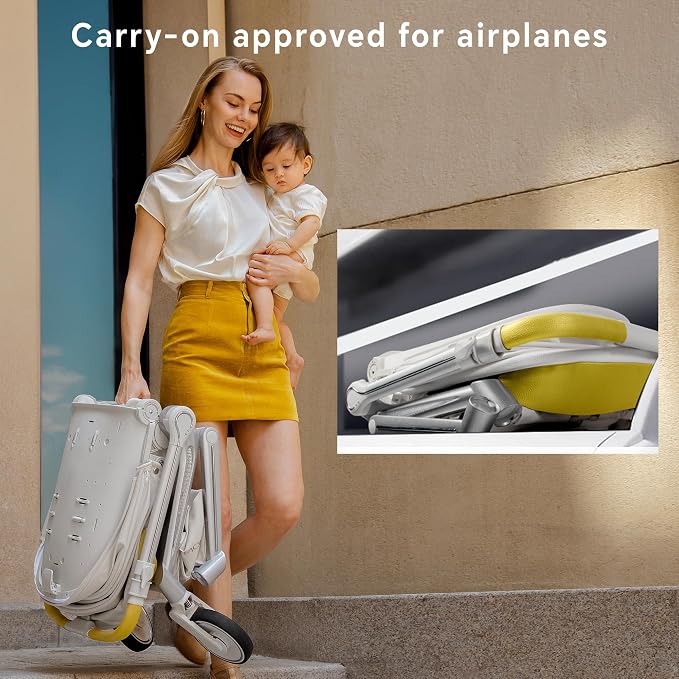 Hot Mom Lightweight Baby Stroller, Intelligent Seat Reversing and Anti-Shock - Image 2