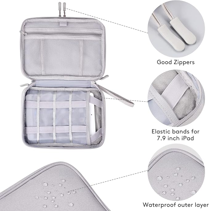 DDgro Cable Organizer Bag, Large Charger Cord Travel Case - Image 6