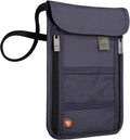 Lewis N. Clark RFID Blocking Stash Neck Wallet, Travel Pouch + Passport Holder by LewisNClark