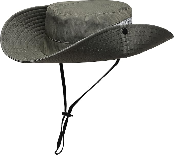Womens Summer Sun Hat Beach Hat Wide Brim Outdoor UV Protection Hat Foldable - Image 5