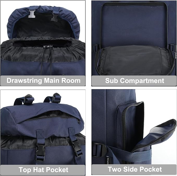 Hiking Backpack for Men 70L/100L Camping Backpack Military Rucksack Molle 3 - Image 5