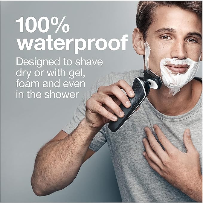 Braun Electric Razor for Men, Waterproof Foil Shaver, Series 5 5050cs, Wet & - Image 5