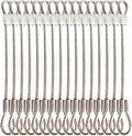 20 pcs 6 inch 3mm Thickness Stainless Steel Wire Cable by Bytiyar