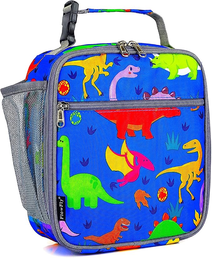 FlowFly Kids Lunch box Insulated Soft Bag Mini Cooler Back to School Thermal by FlowFly