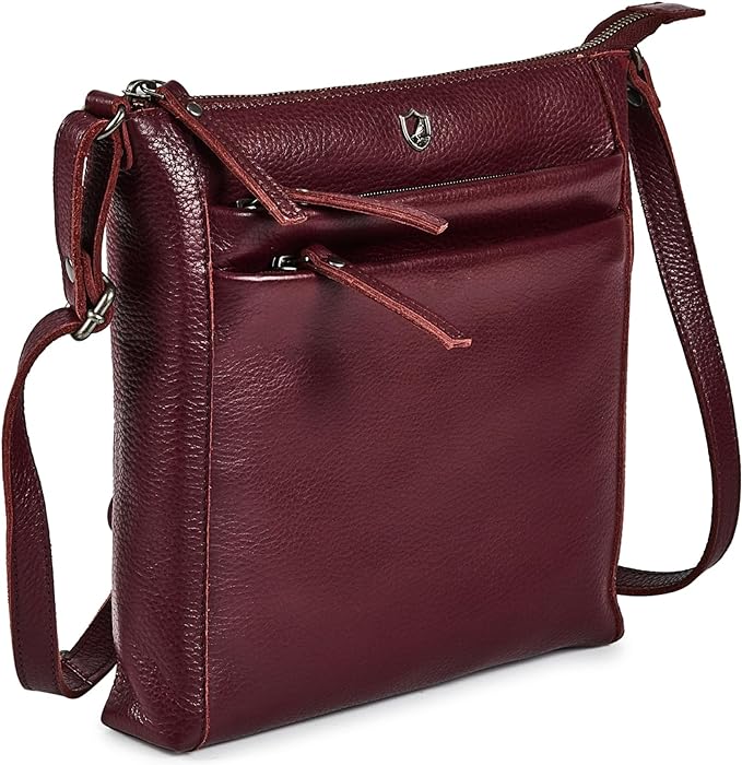 Small Soft Genuine Leather Crossbody Purse Women’s Sling Crossover Shoulder by Cochoa