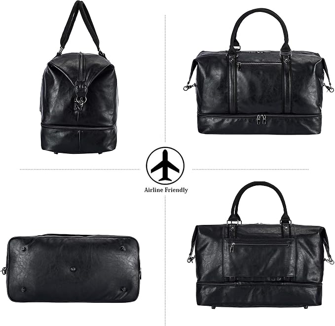 Weekender Overnight Bag Carry On Bag Travel Bag - Image 5