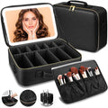 15“×11“Professional Makeup Train Case, Large Waterproof Travel Makeup bag by saiggnyyVANITYMIRROR