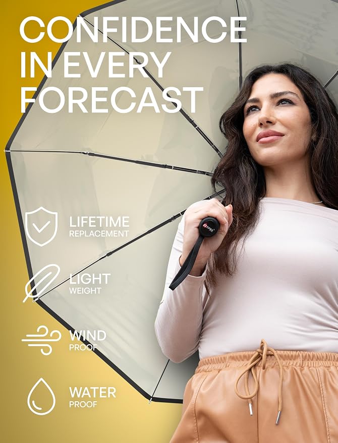 REPEL Windproof Travel Umbrella - Image 3