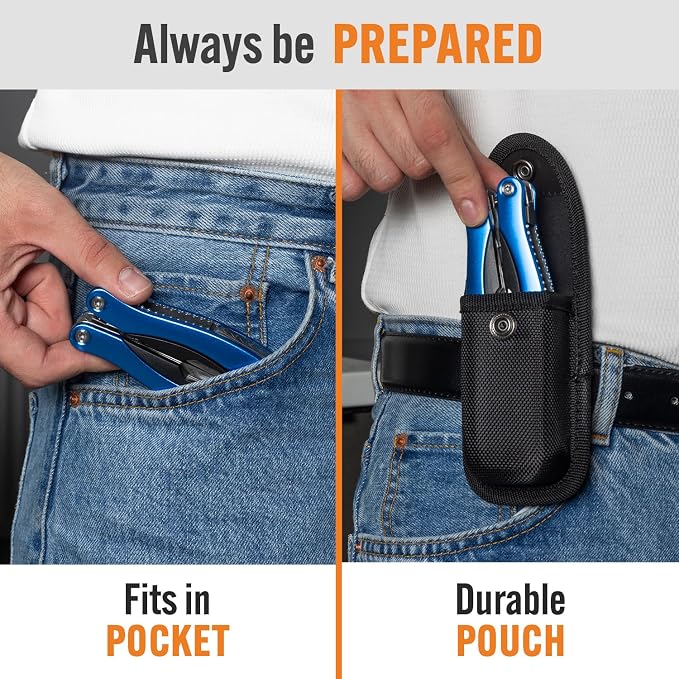 Multitool 15-in-1 with Safety-Locking, Stainless Steel Multi Tool Pliers - Image 6