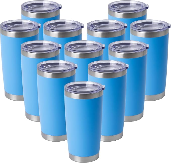 HASLE OUTFITTERS 20oz Stainless Steel Tumblers Bulk, Insulated Travel Cup by HASLEOUTFITTERS