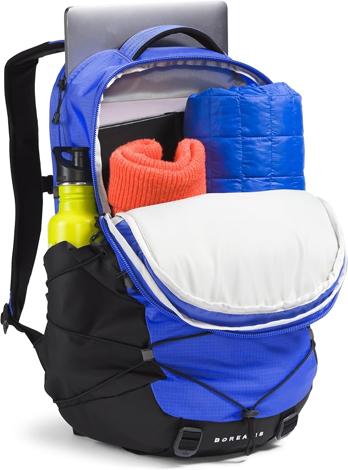 The North Face Borealis Commuter Laptop Backpack, Solar Blue/TNF Black - Image 4