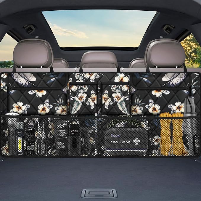 Femuar Car Trunk Organizer, Large Capacity Backseat Trunk Organizer, by GuangzhouTailinTechnologyCo