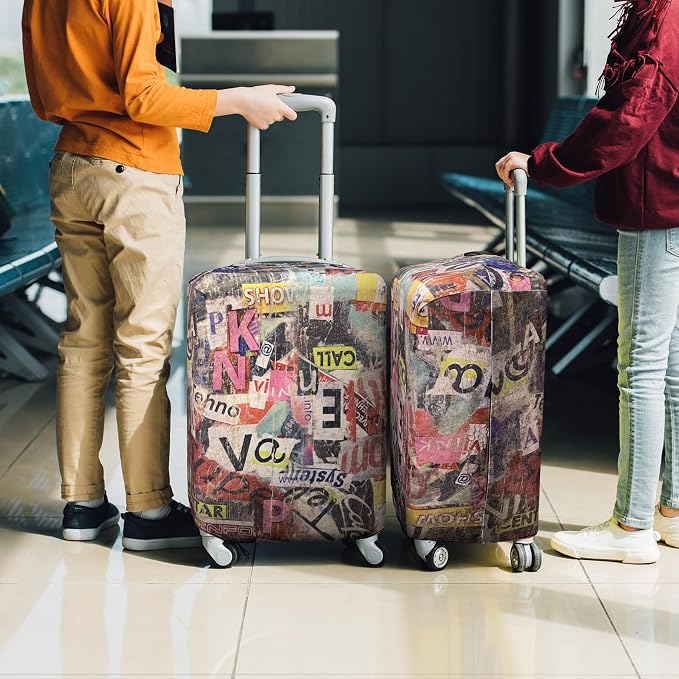 Explore Land Travel Luggage Cover Suitcase Protector Fits 23-26 Inch Case - Image 6