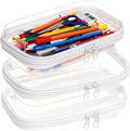 3PCS Zippered Transparent Cases by Unknown