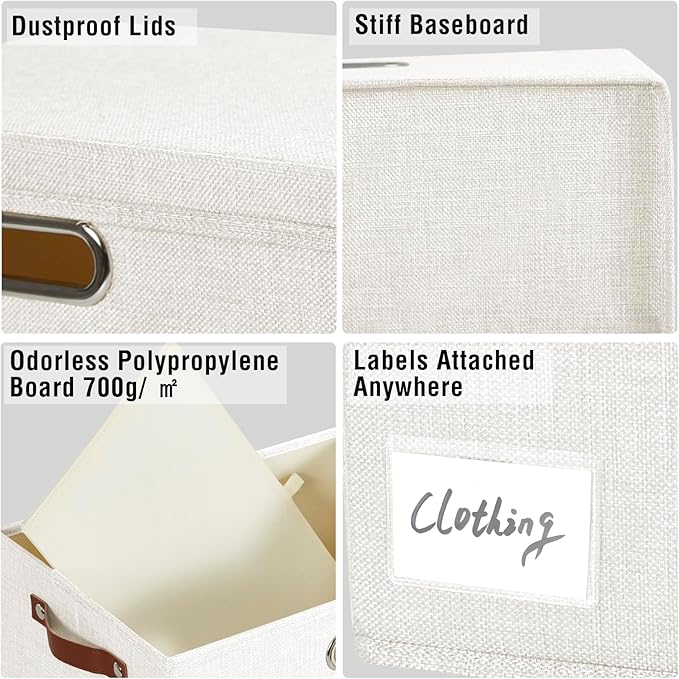 17" Large Collapsible Storage Bins - Image 5