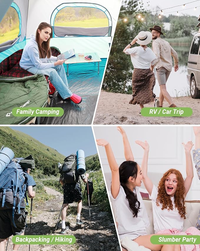 KingCamp Sleeping Bag for Adults, Cold Weather & Warm Extra Wide Big & Tall XL - Image 7