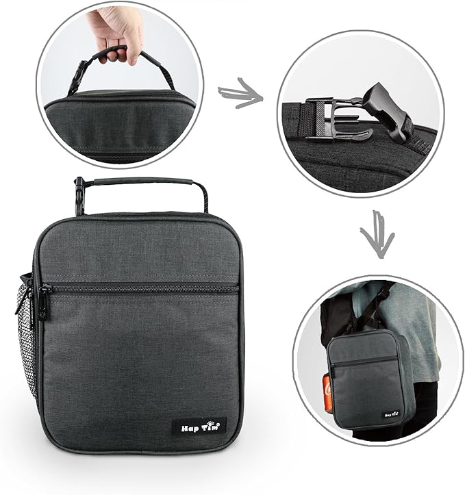 Hap Tim Insulated Lunch Box for Men, Reusable Lunch Bag for Women, Spacious - Image 3