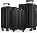 SHOWKOO Luggage Sets 3 Piece 100% PC Ultra Tough Hardside Expandable Suitcases by SHOWKOO