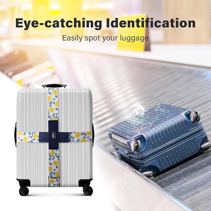 Luggage Straps for Suitcases, Adjustable Luggage Elastic Belt, Travel - Image 2