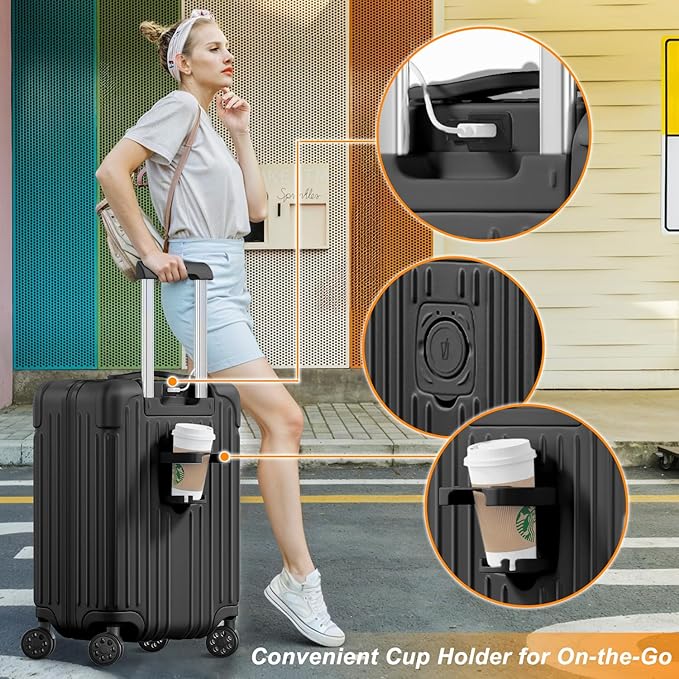Krute Luggage Sets 2 Piece Suitcase - Image 3