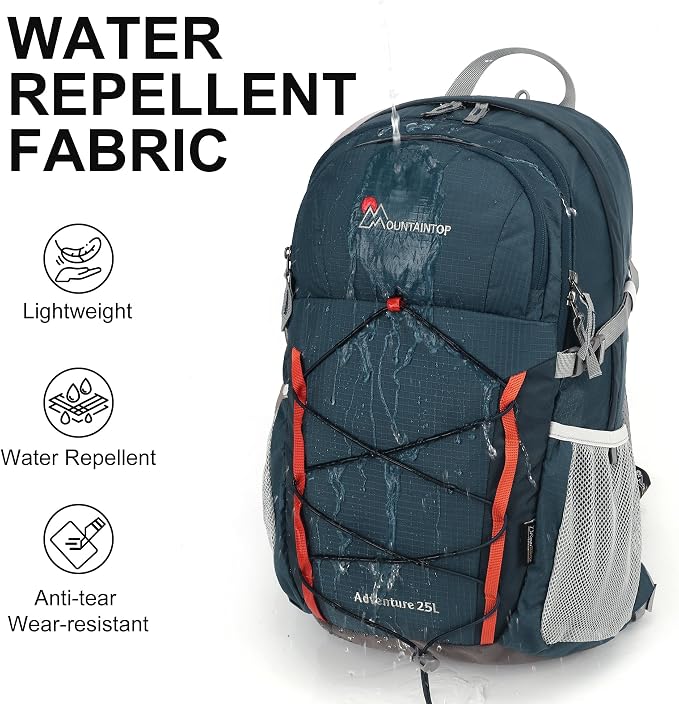 MOUNTAINTOP 25L/40L Hiking Backpack, Lightweight Travel Backpack - Image 4