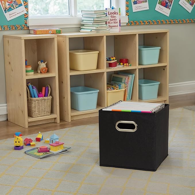 Household Essentials 80-1 Foldable Fabric Storage Bins | Set of 6 Cubby Cubes - Image 5
