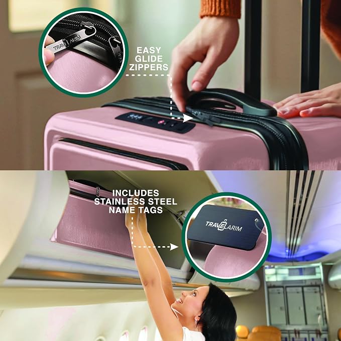 Luggage Sets 3 Piece, 22 Inch Carry on Luggage and 24 Inch Suitcases - Image 9