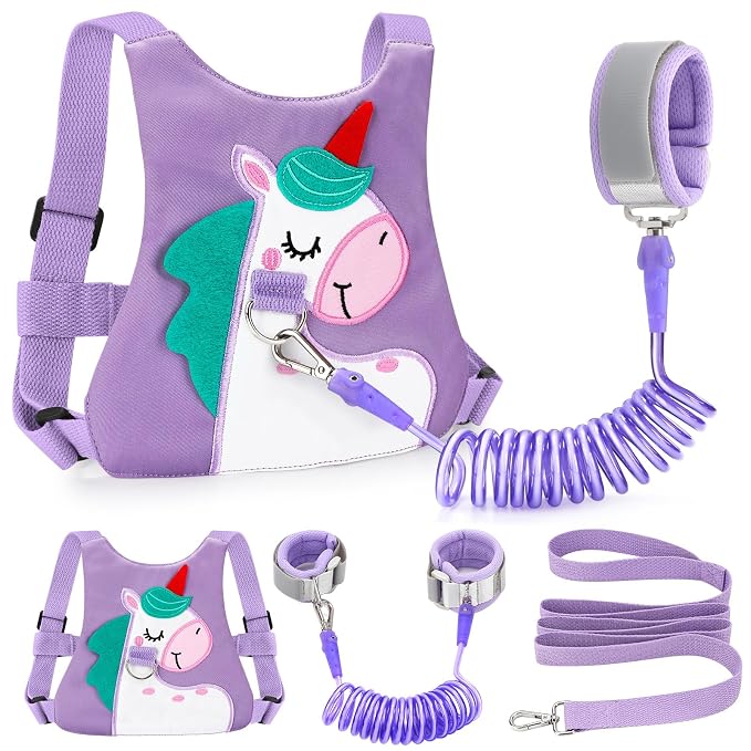 Toddler Leash-Baby Walking Safty Harness and Child Anti Lost Wrist Link by FITARTS