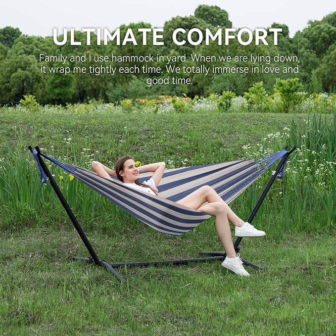 PNAEUT Double Hammocks with Stand - Image 2