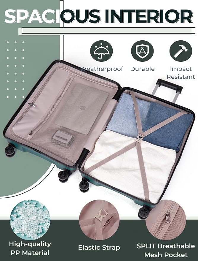 Luggage Sets 5 Piece, Suitcases - Image 6