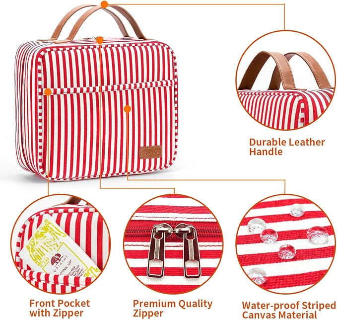 Hanging Travel Toiletry Bag, Large Capacity Cosmetic Travel Toiletry Organizer - Image 6