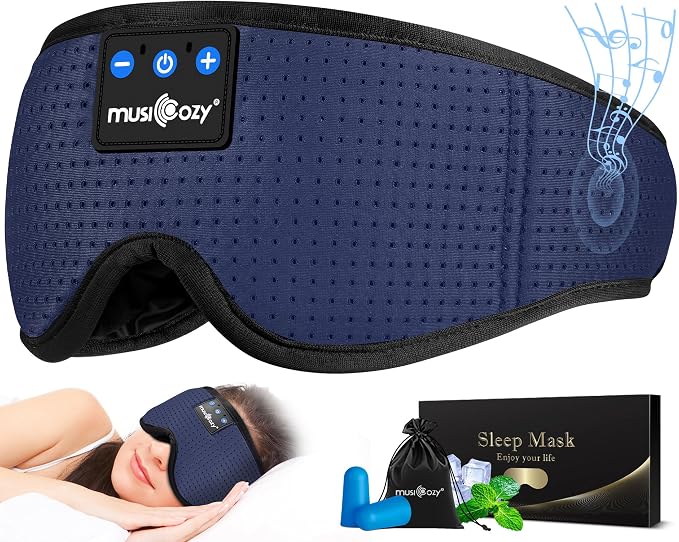 MUSICOZY Sleep Headphones Bluetooth Sleep Eye Mask by MUSICOZY
