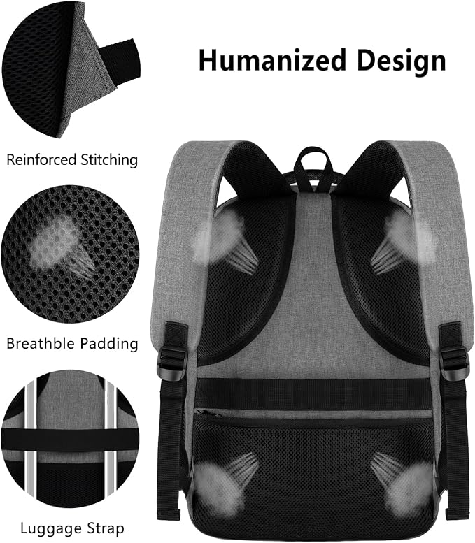 Backpack for Men Women, Travel School Backpacks for Teen Boys, Bookbag - Image 7