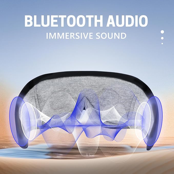 Sleep Mask with Bluetooth Headphones 3D Contour Sleeping Headphones 5.4 - Image 3