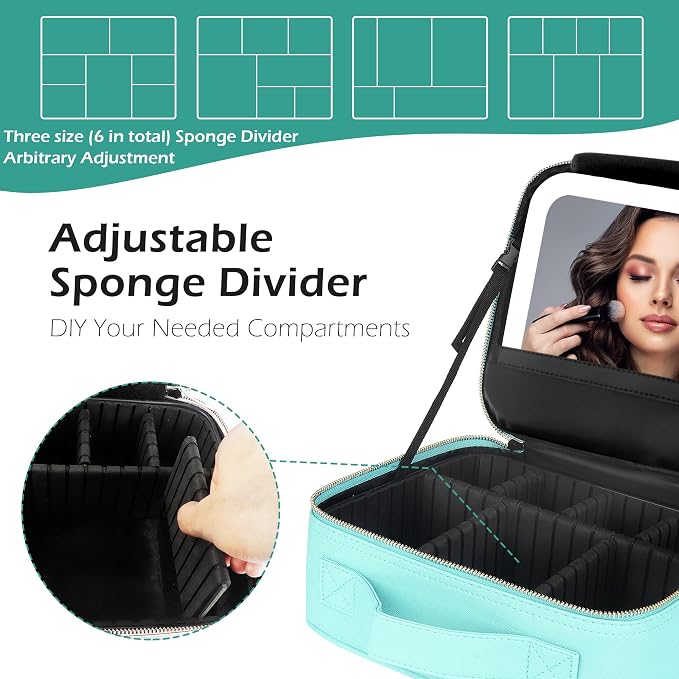 MOMIRA Travel Makeup Bag Cosmetic Bag Makeup Organizer Bag - Image 6