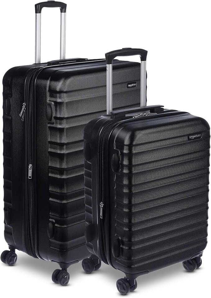 Amazon Basics 2-Piece Set, Hardshell Suitcases by AmazonBasics