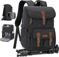 RAINSMORE Camera Bag Backpack for DSLR/SLR Mirrorless 15.6 Inch Laptop Camera by RAINSMORE