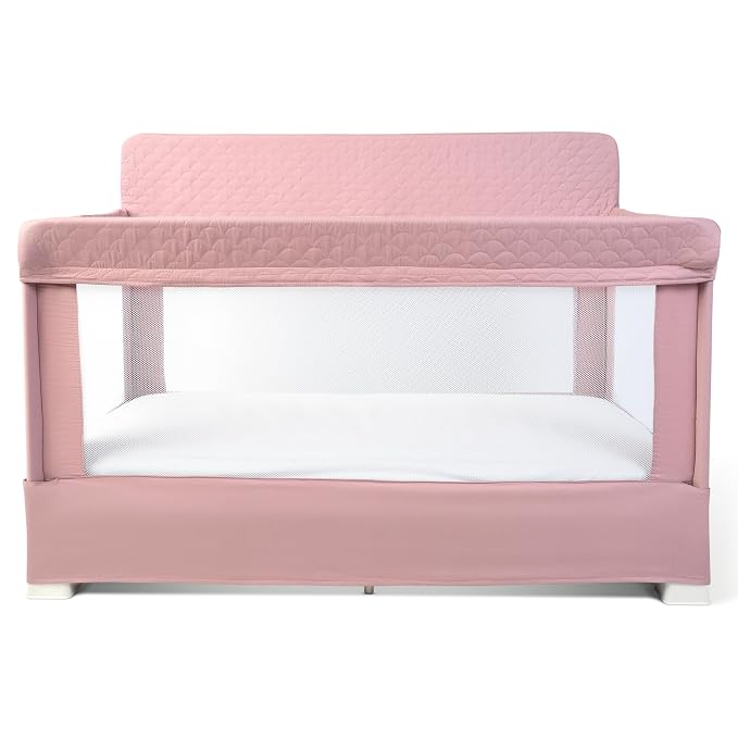 Baby Delight Lunaire Full Size Crib | Breathable Mesh Baby Crib | Tool-Free by BabyDelight