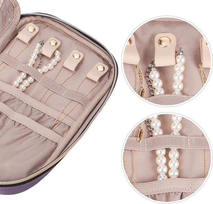 NISHEL Travel Jewelry Case, Holiday Organizer - Image 4