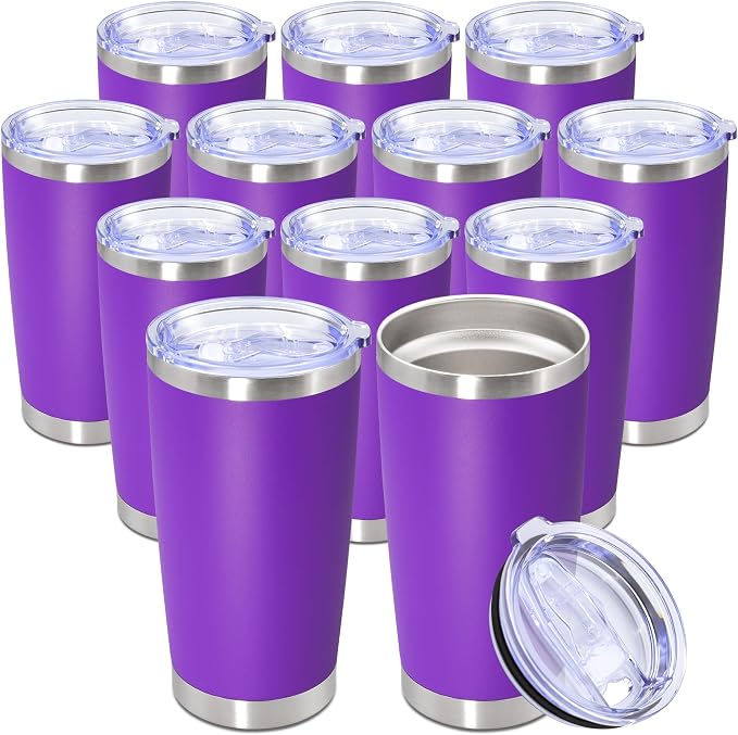 20oz Tumbler Bulk Stainless Steel Tumbler Cup by AUWBON