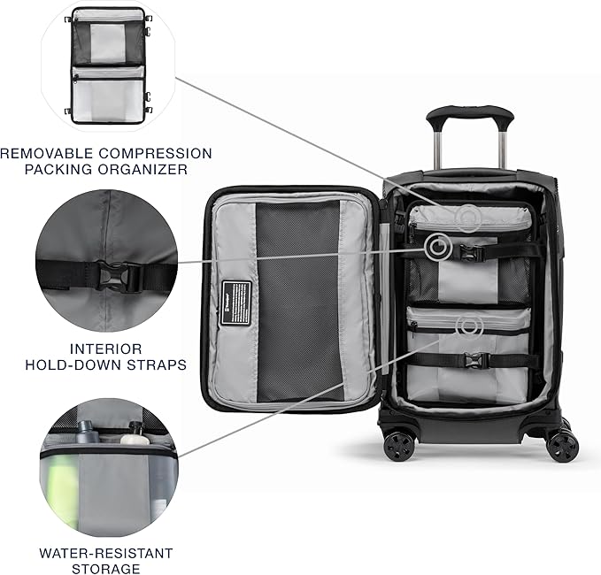 Travelpro Crew Classic Lightweight Softside Expandable Carry on Luggage - Image 7