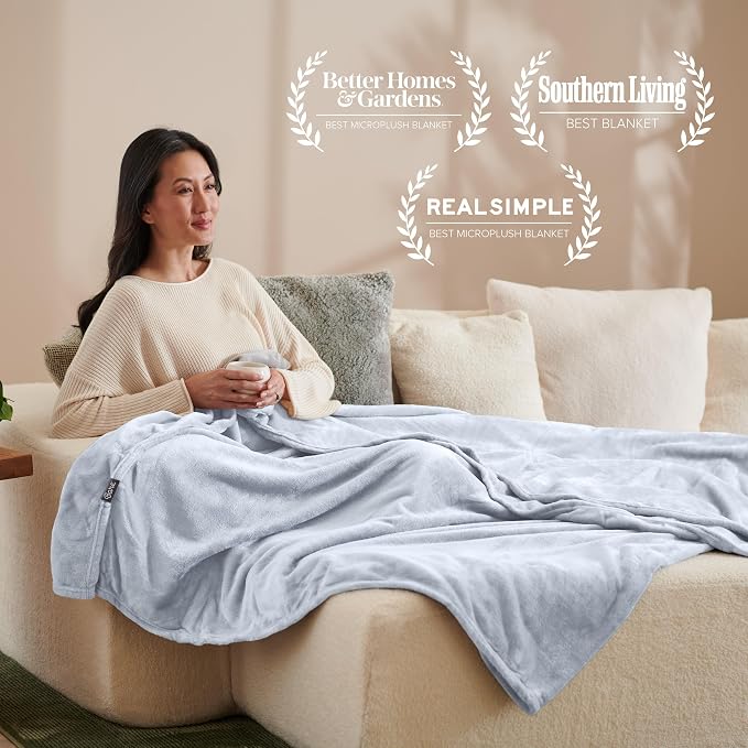 Bare Home Fleece Blanket - Image 5