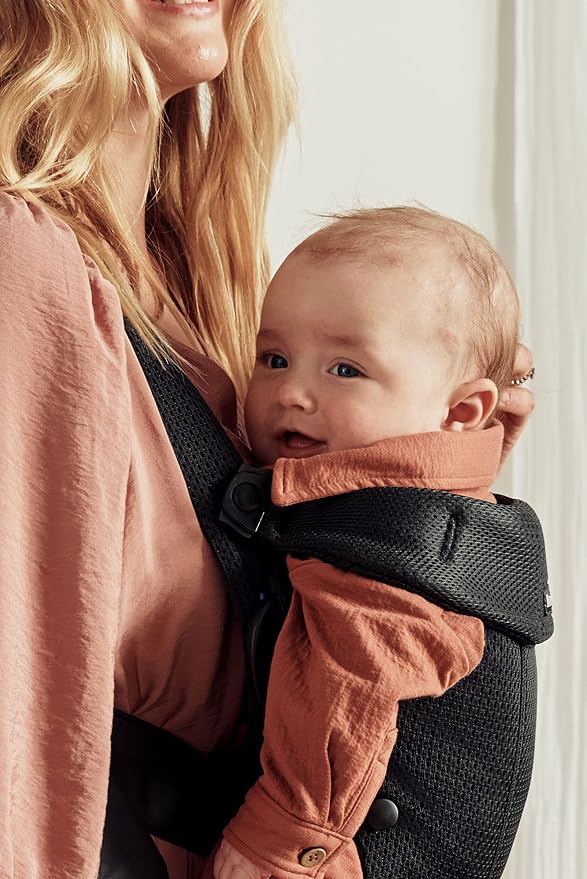 BabyBjörn Baby Carrier Mini, 3D Mesh | Newborn Carrier, Easy-to-Use - Image 6