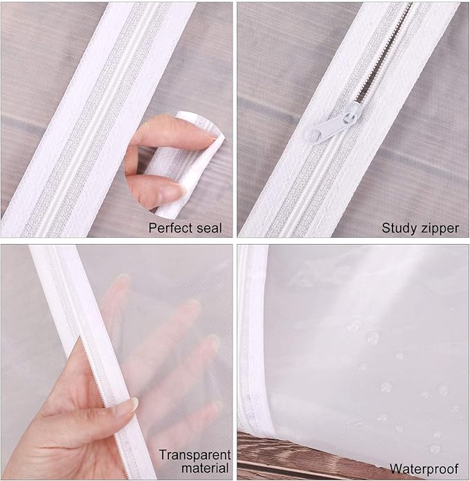 12 Pack Breathable Clothes Covers - Image 4