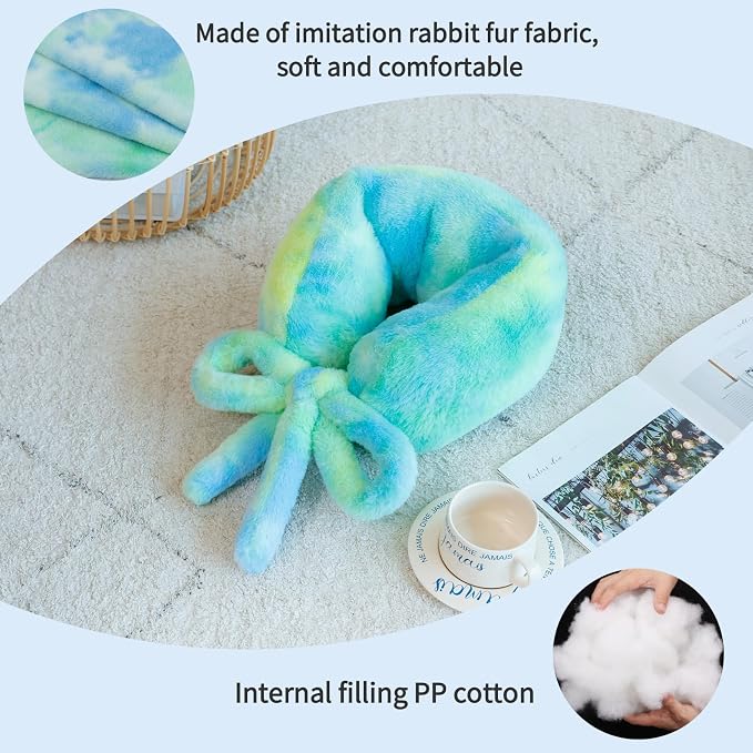 Travel Pillow Multifunctional Airplane Travel Neck Pillow Provides Neck and - Image 2